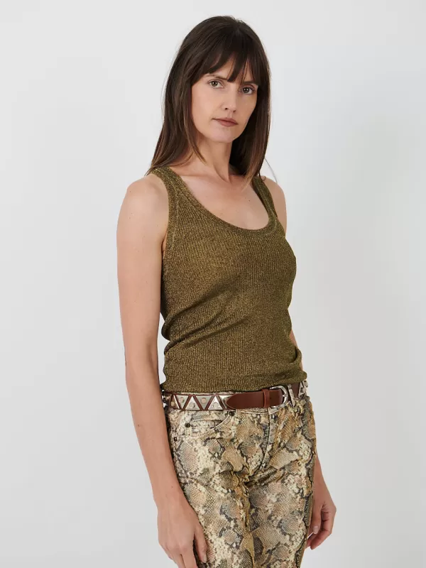 Isabel Marant Veliana Belt in Natural/Silver