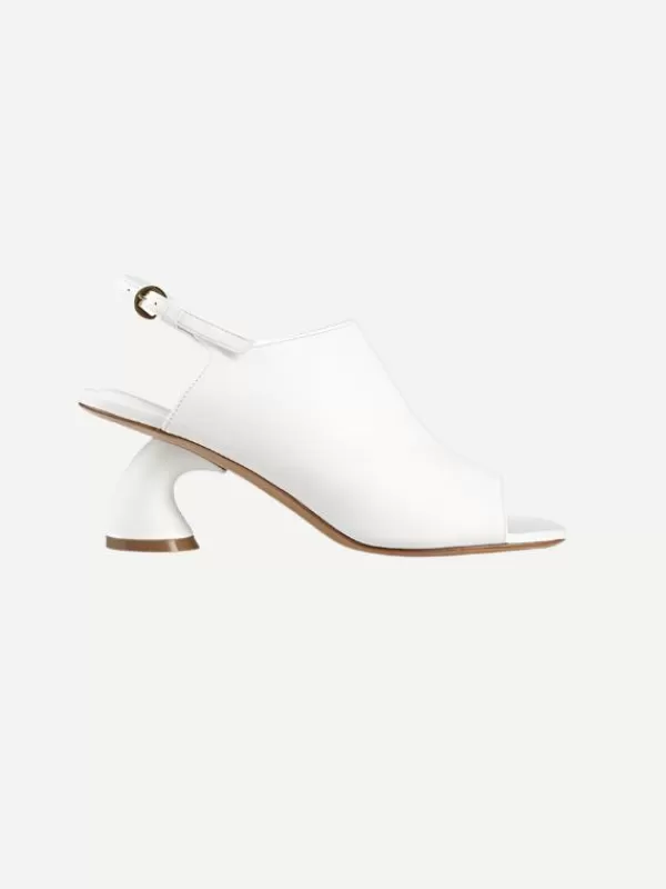 Dries Van Noten Virgo Slide in White