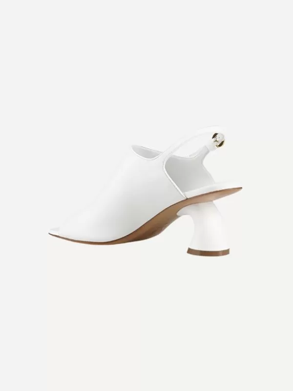 Dries Van Noten Virgo Slide in White