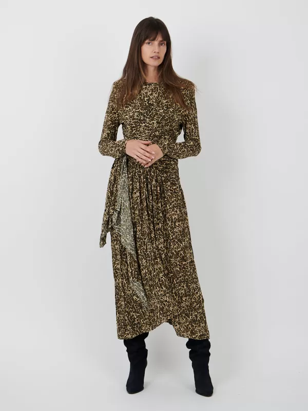 Isabel Marant Zeidi Dress in Brown