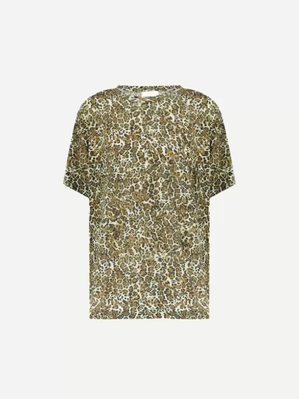 Isabel Marant Zewel Tee Shirt in Leopard